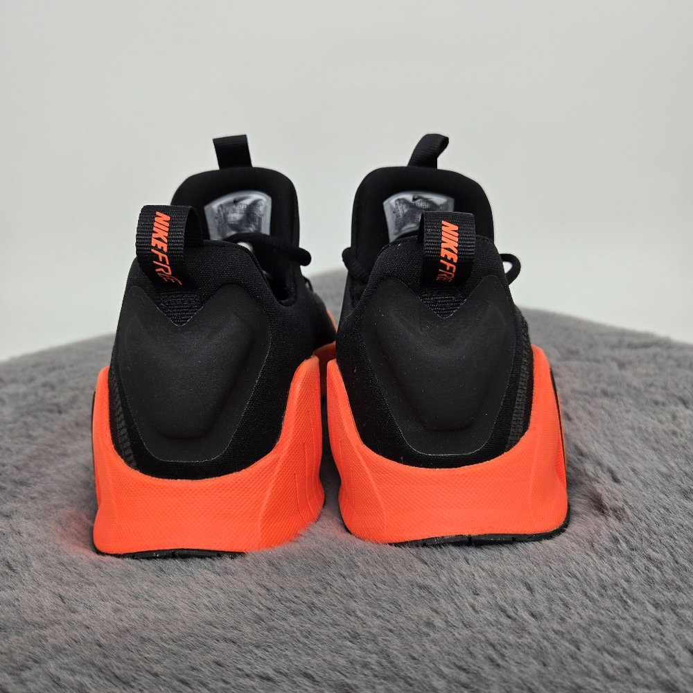 New Nike Free Metcon 6 'Black Hyper Orange' Workout Shoes Women's Size 10 - Picture 4 of 8